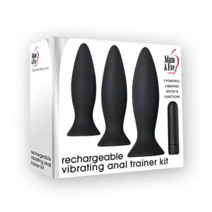 A&E Rechargeable Vibrating Anal Training Kit