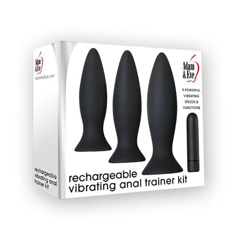 A&E Rechargeable Vibrating Anal Training Kit