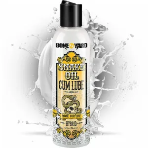 Boneyard Snake Oil Cum Lube Hybrid Personal Sex Lubricant Fake Sperm White 236ml