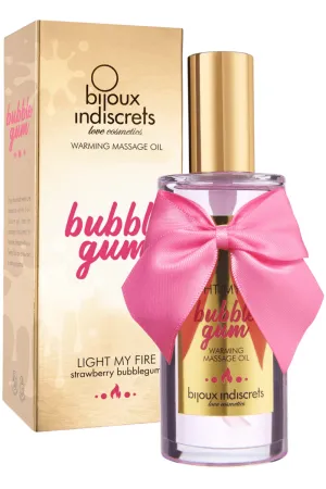 Bubblegum Warming Massage Oil