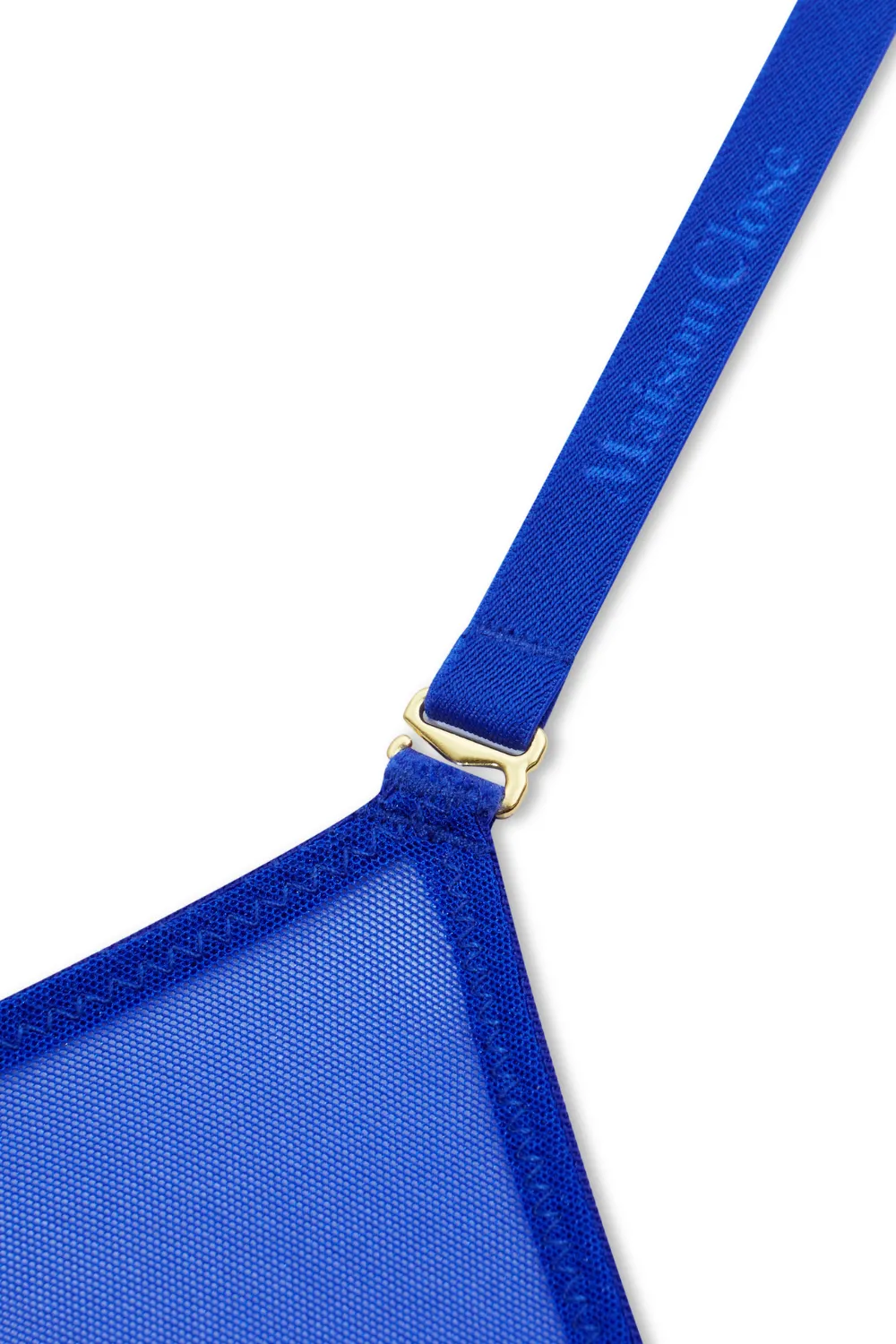 Corps à Corps Triangle Bra Neon Blue