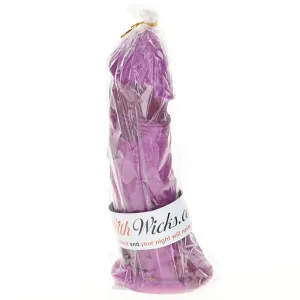 Dicks With A Wicks Violet Candle