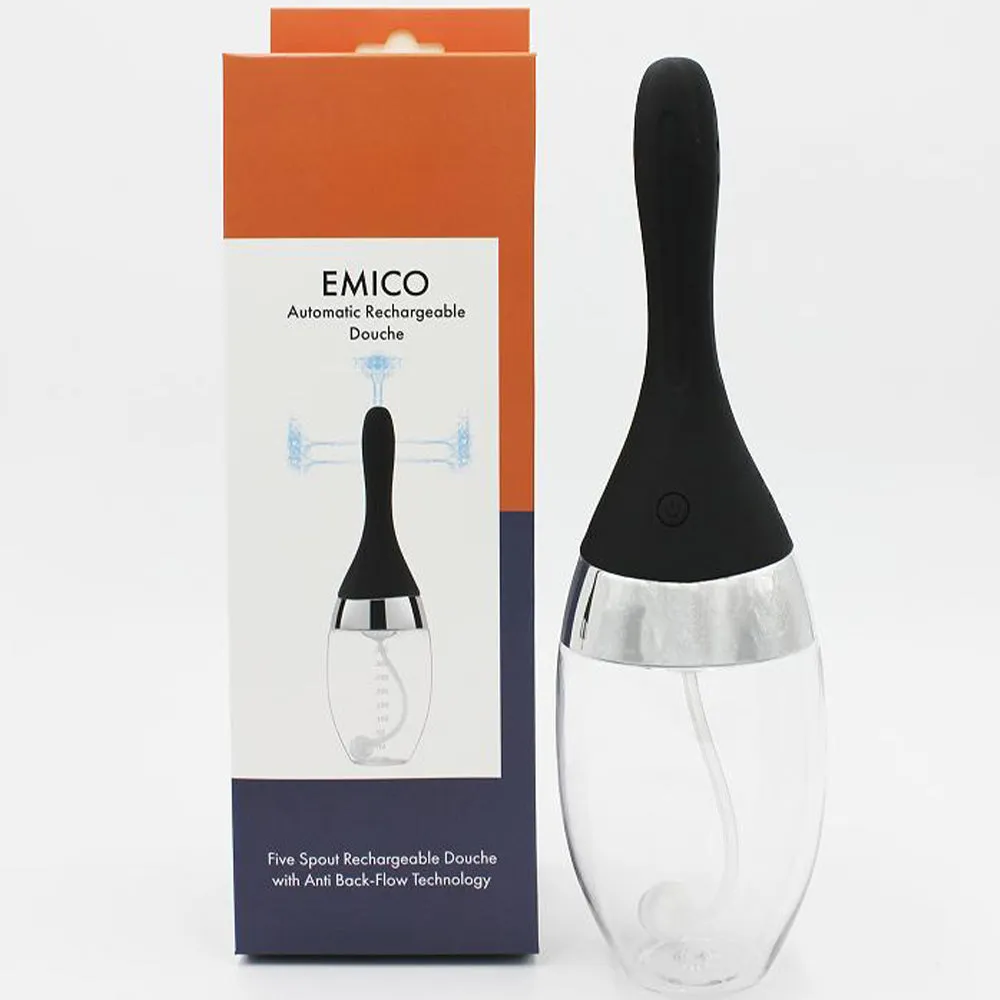 Emico AUTO Anal Cleanser Douche Rectal Enema Bulb Rechargeable Vaginal Cleaner
