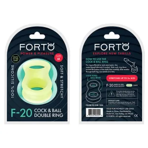 F-20: BALLS STRETCHER (LIQUID SILICONE) MEDIUM - GLOW