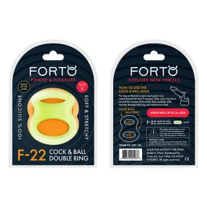 F-22: D RING (LIQUID SILICONE) LARGE - GLOW