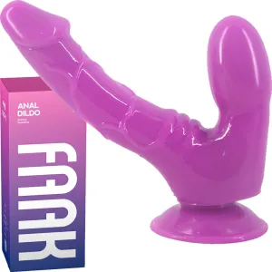 FAAK-CHGD025 Realistic Double Anal Dildo Dong Purple