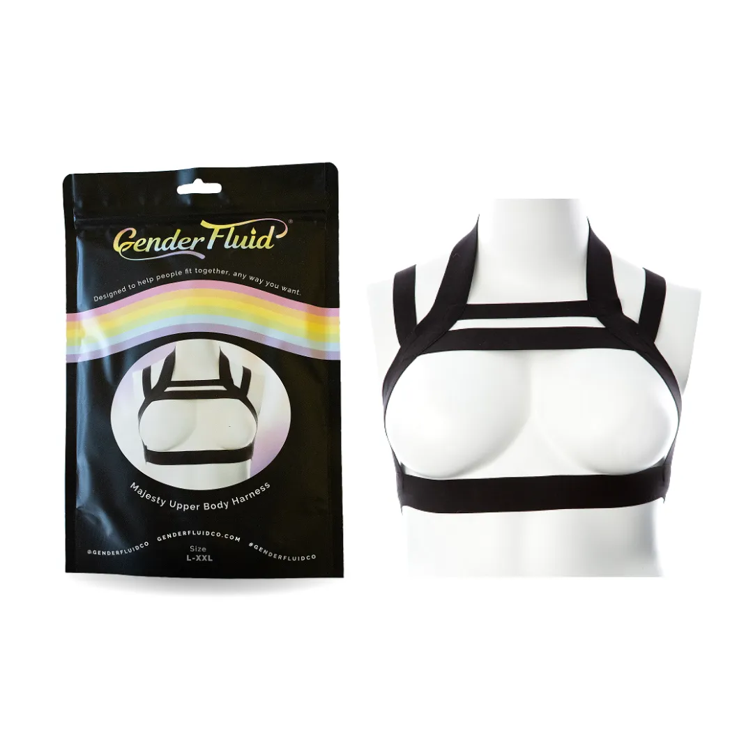 Gender Fluid Majestic Harness L-XXLBlack