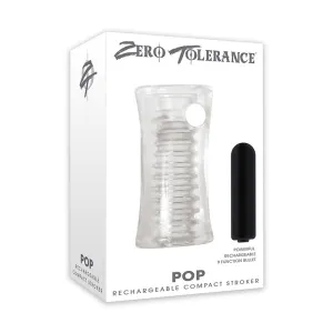 he Pop Stroker Compact with Revoable USB Rechargable Bullet Cord Included DVD Download Code for Free Movie ZT Jack Lube Sample Waterproof