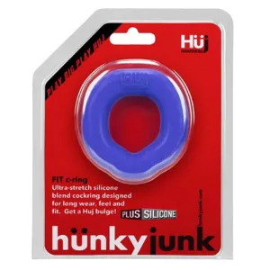 Hunkyjunk FIT ergo c-ring. cobalt