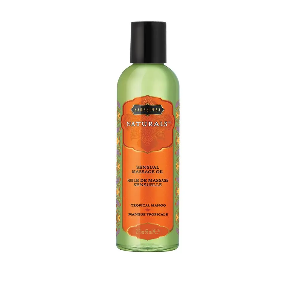 Kama Sutra Naturals Massage Oil - 2 oz Tropical Mango