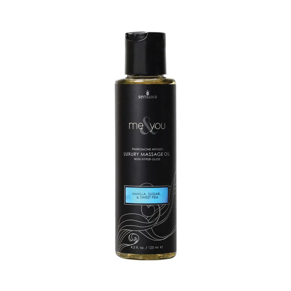 Me & You Massage Oil Vanilla. Sugar. Sweet Pea 4.2oz