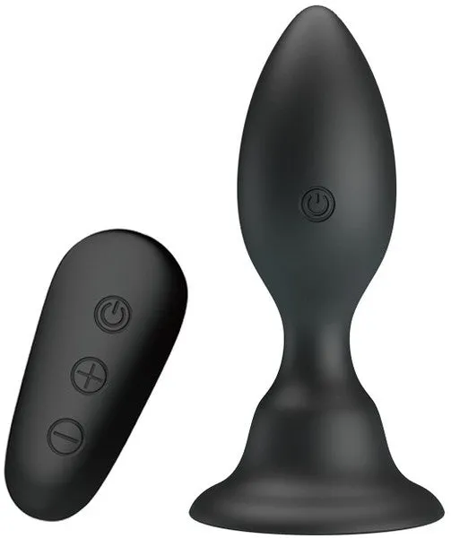 MR Play Vibrating Anal Plug Remote Control Butt Prostate Massager USB Sex Toy