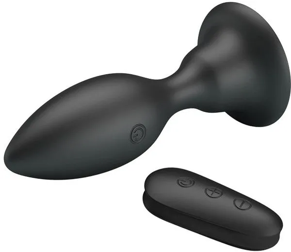 MR Play Vibrating Anal Plug Remote Control Butt Prostate Massager USB Sex Toy