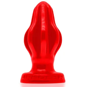 Oxballs Airhole-3 Finned Buttplug Red Lg
