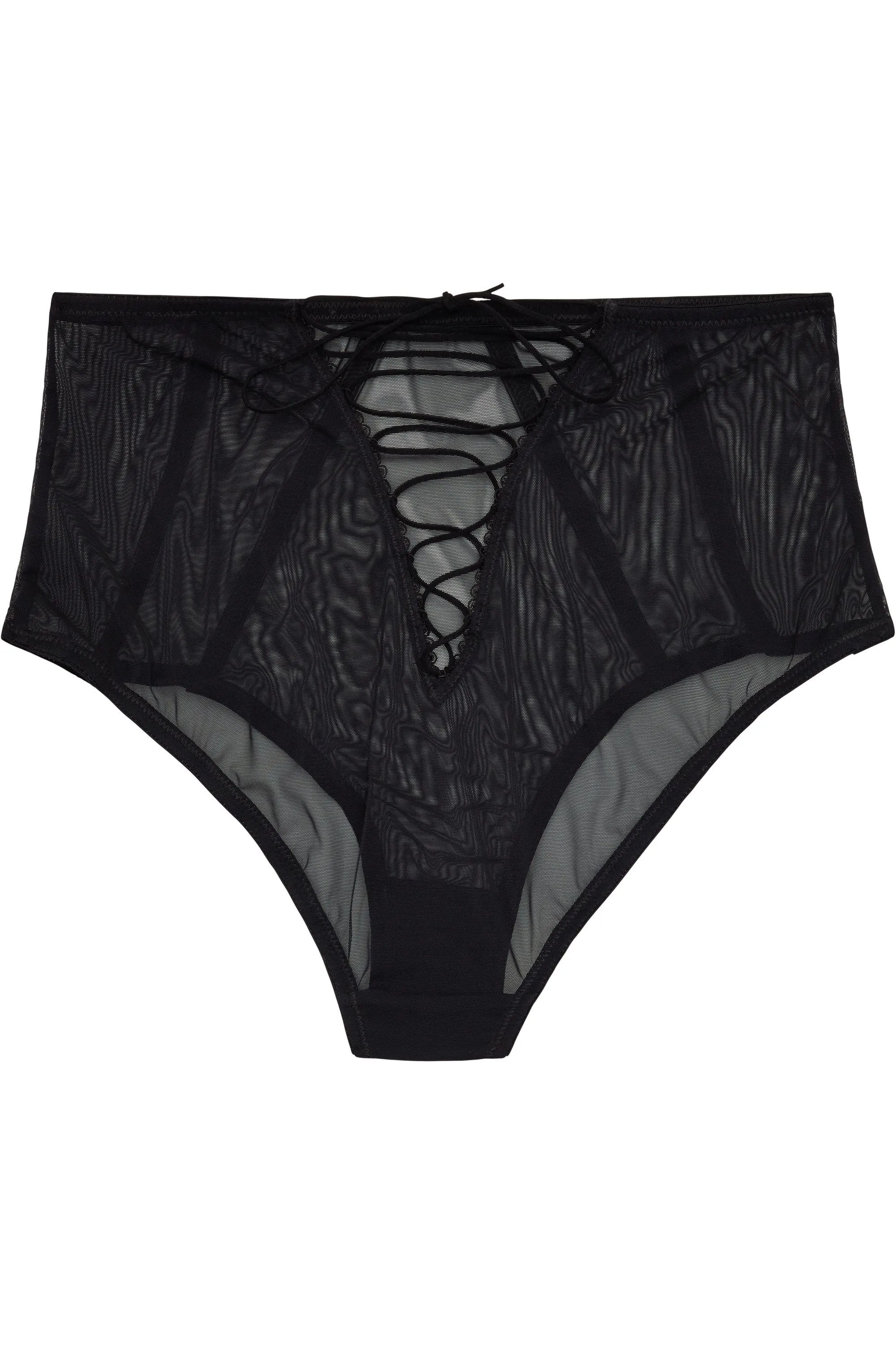 Peek & Beau Quinn Black leatherette HW Brief