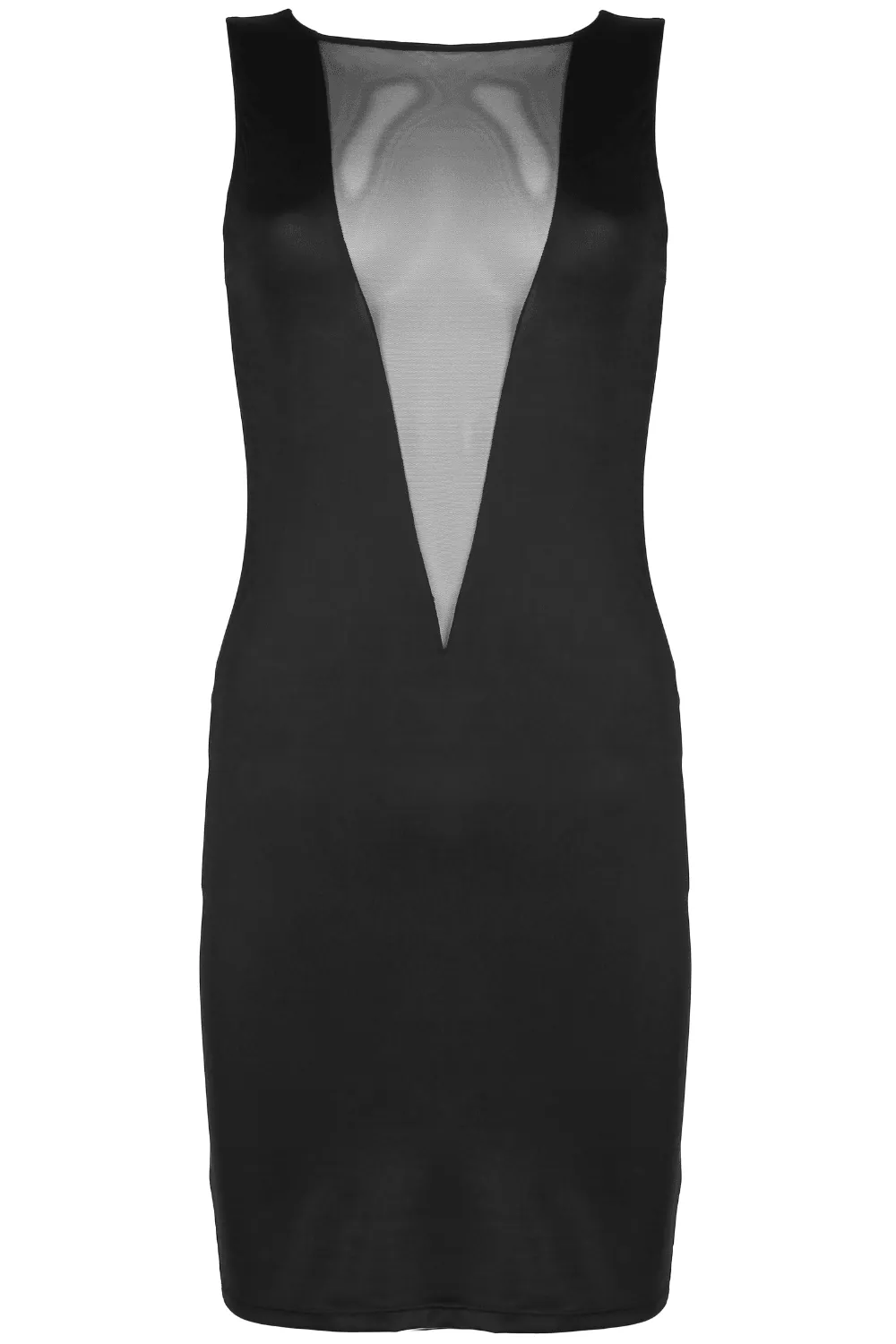 Pure Tentation Short Dress Black