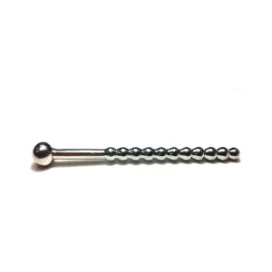 Rouge Beaded Urethral Sound W/stopper