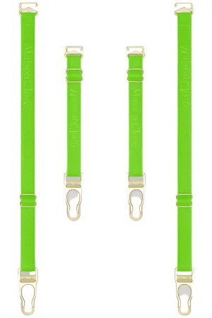 Signature Suspender Straps Green