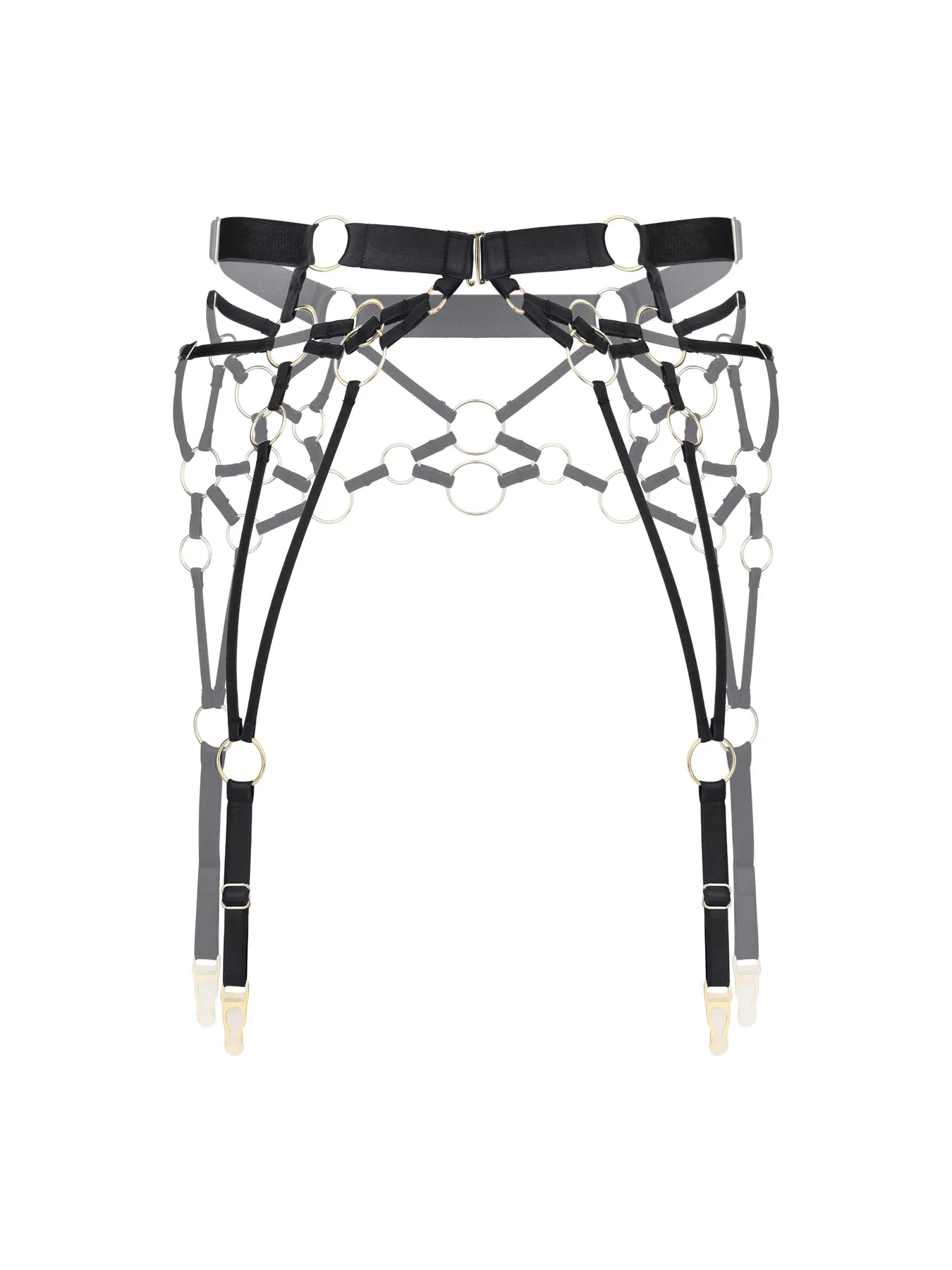 Spark Black Suspender Harness
