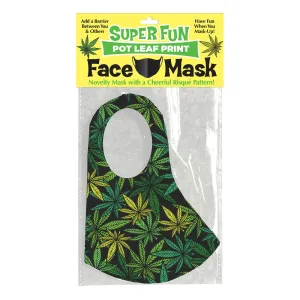 Super Fun Face Mask - Pot Leaf