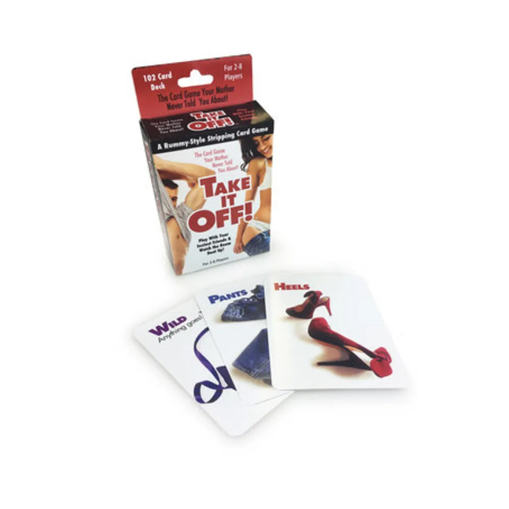 Take It Off. Stripping Card Game