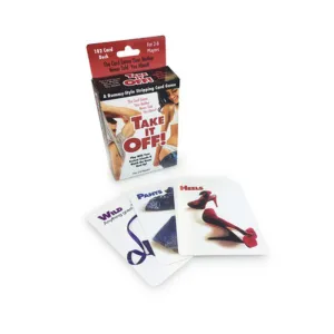Take It Off. Stripping Card Game