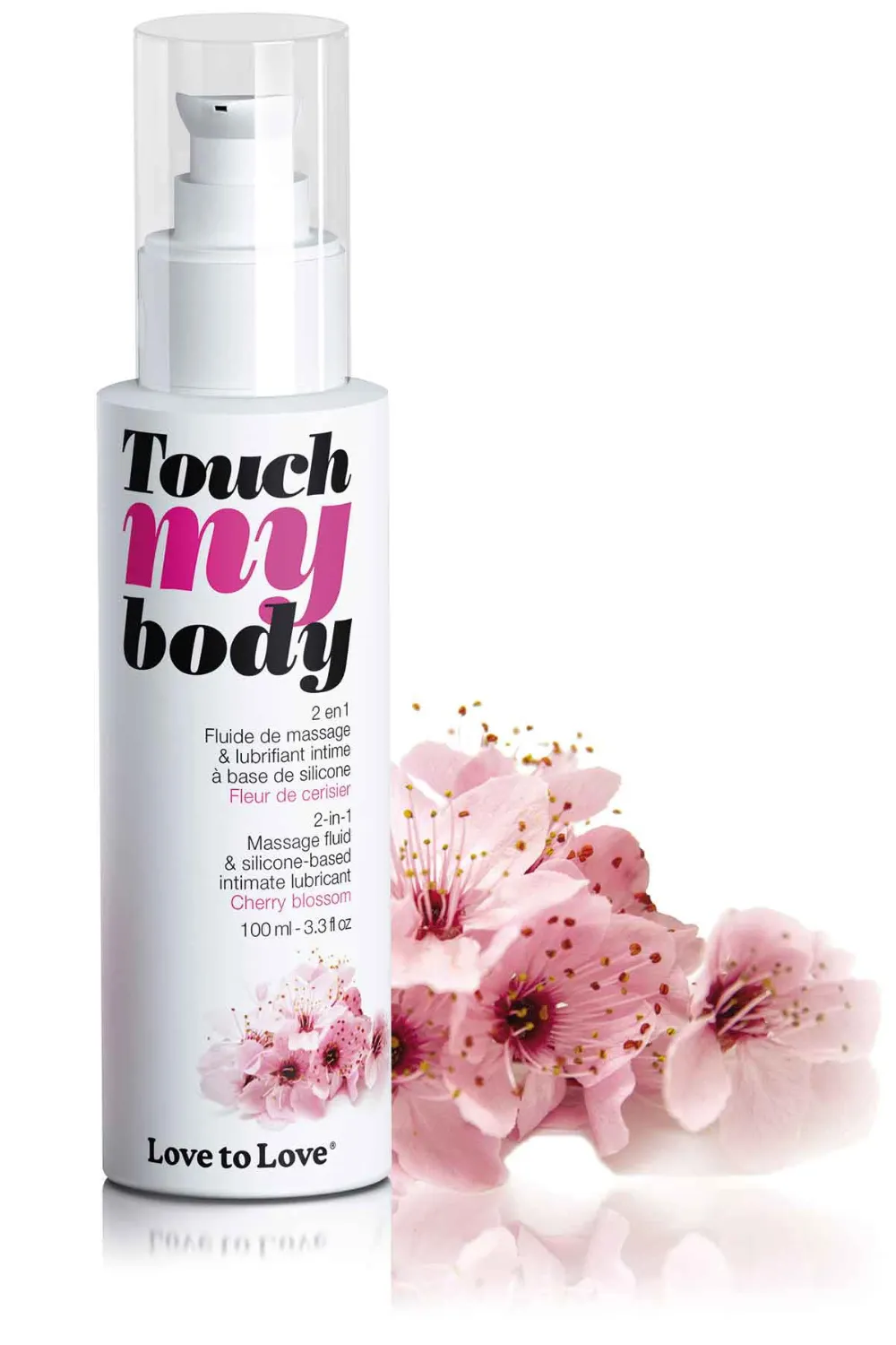 Touch My Body Massage & Lubricant Cherry Blossom 100ml