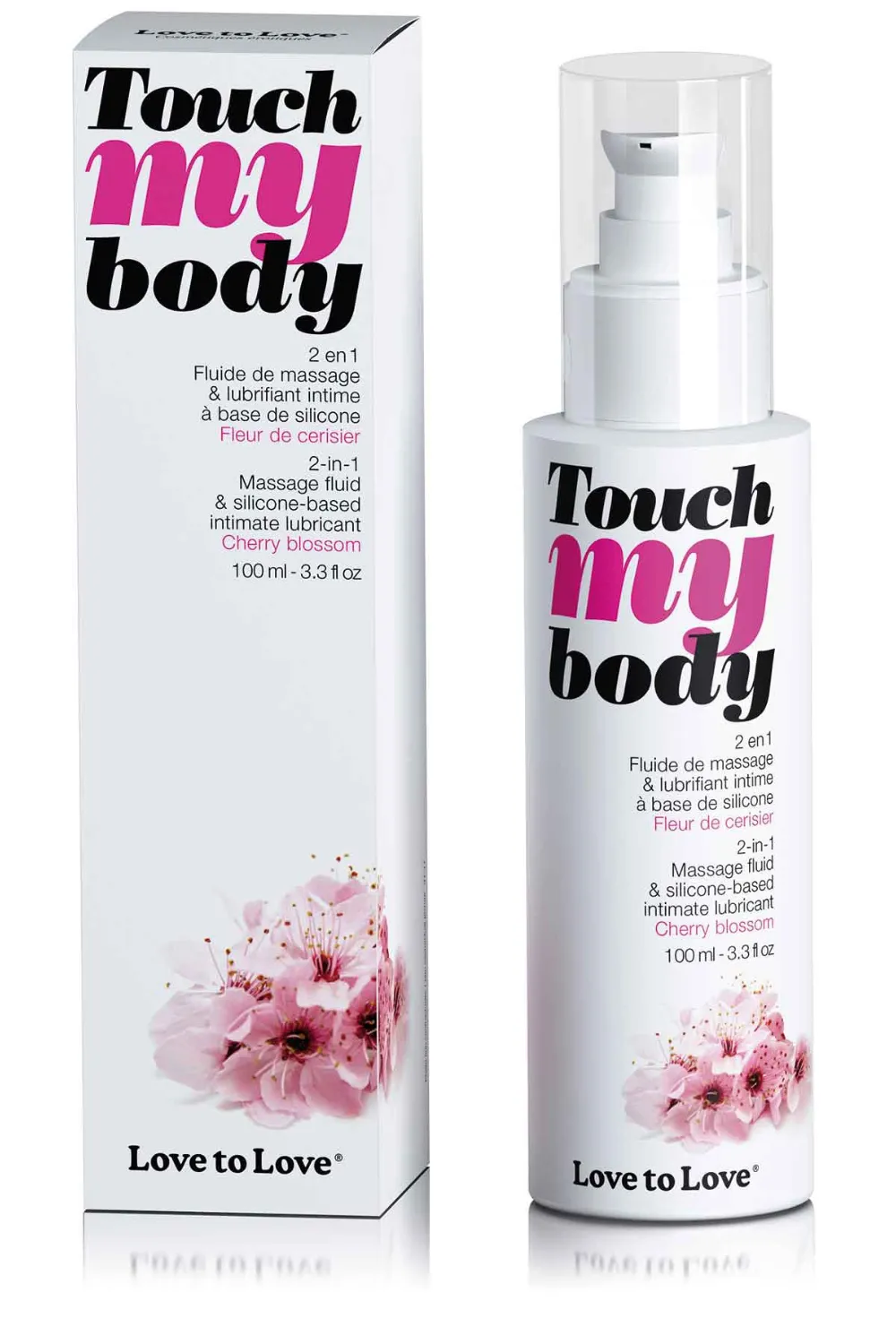 Touch My Body Massage & Lubricant Cherry Blossom 100ml