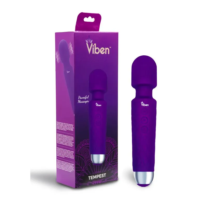Viben Tempest Wand Body Massager POWERFUL Clitoral Stimulator Couples Sex Toy