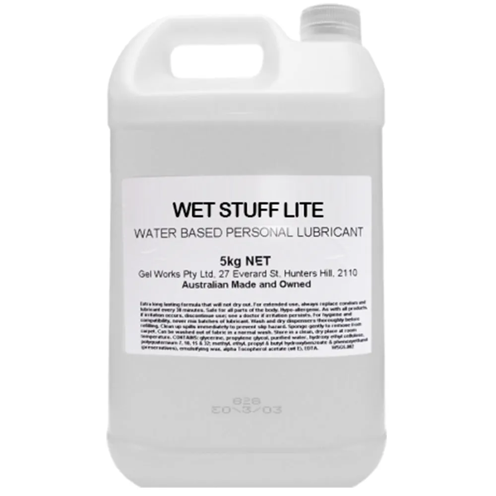 Wet Stuff Lite 5kg Personal Lubricant Water-Based Sex Lube